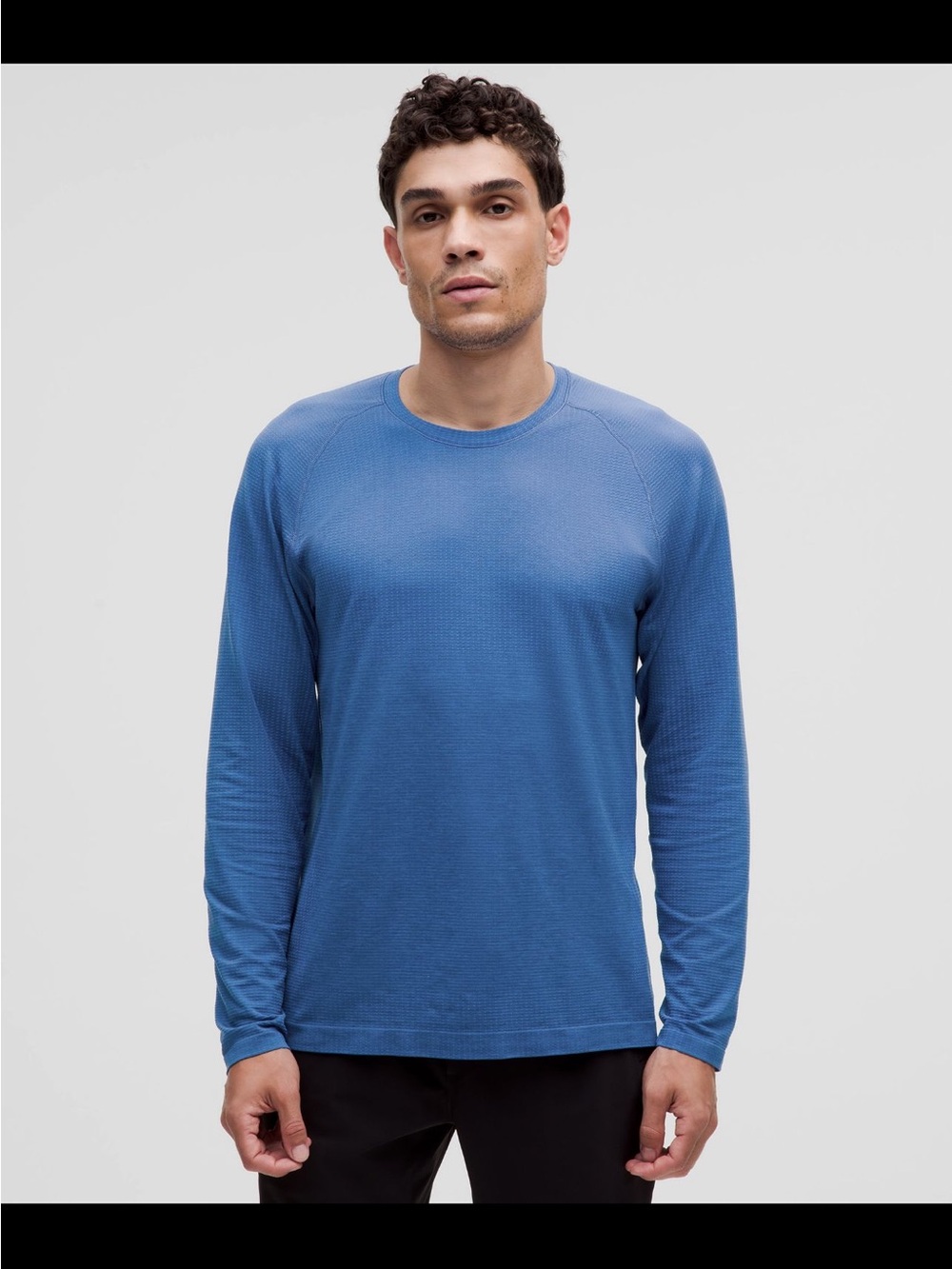lululemon athletica Men's Long-Sleeve Crew - Blue
